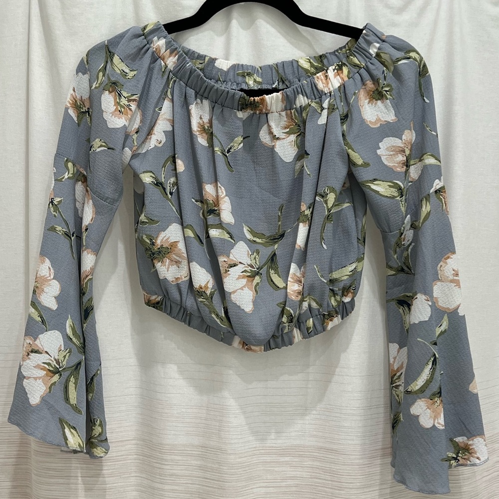 FLORAL CROP TOP